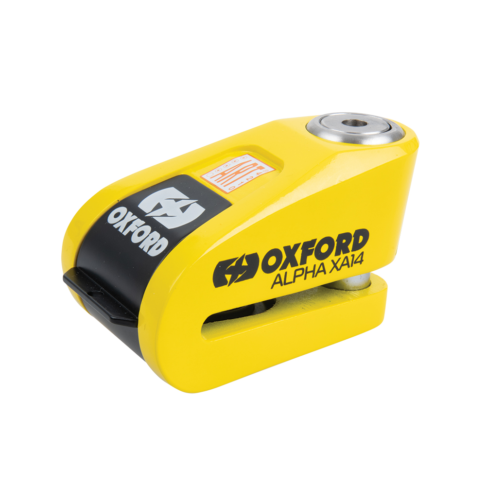 Oxford Alpha XA14 Disc Lock Yellow/Black